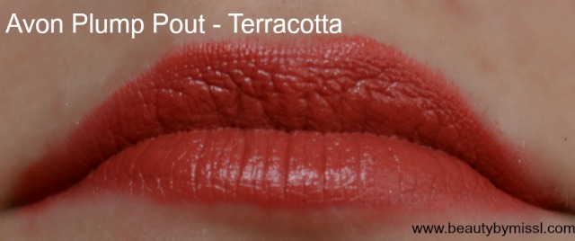 Avon Plump Pout lipstick Terracotta