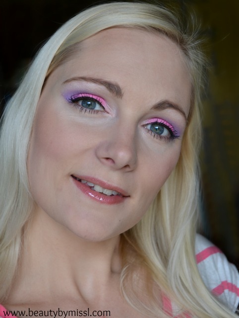pink purple makeup