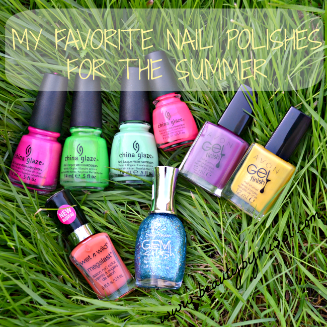 My favorite nail polishes for the summer