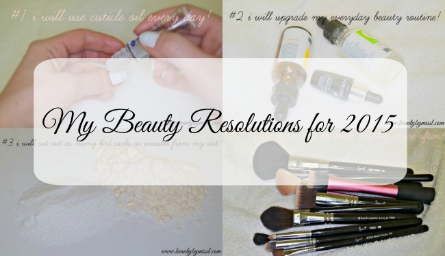 My Beauty Resolutions for 2015