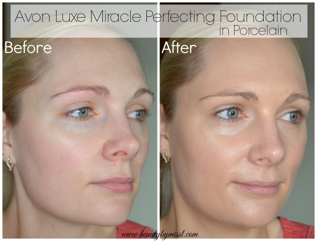 Avon Luxe Miracle Perfecting Foundation Porcelain