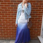 Ombre maxi skirt from RoseGal