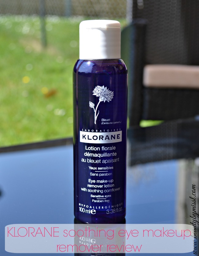KLORANE soothing eye makeup remover review
