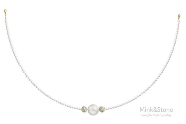 mink&stone necklace