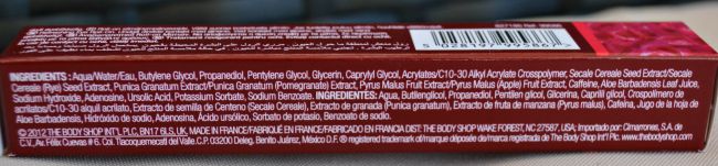 The Body Shop Pomegranate Refreshing Eye Roll-On ingredients