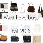 Bag inspiration for fall 2015 | www.beautybymissl.com @beautybymissl