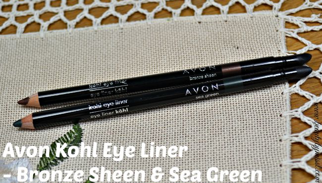 Avon Kohl Eye Liner - Bronze Sheen & Sea Green