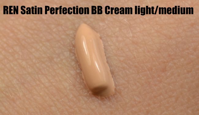 REN Satin Perfection BB Cream light/medium swatch