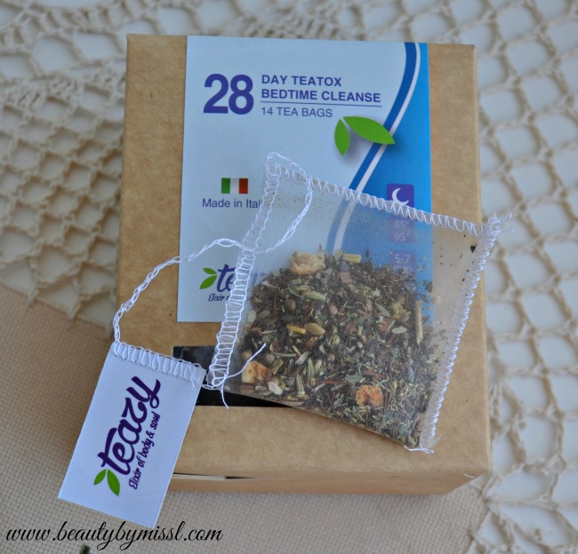 Teazy 28 Day Bedtime detox tea