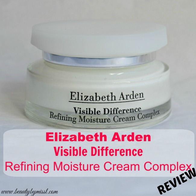 Elizabeth Arden Visible Difference Refining Moisture Cream Complex review