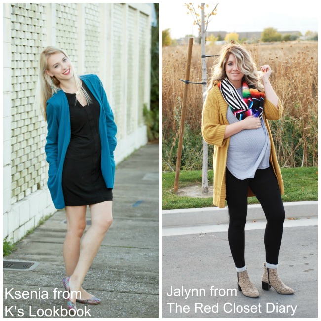 Ksenia from K's Lookbook and Jalynn from The Red Closet Diary