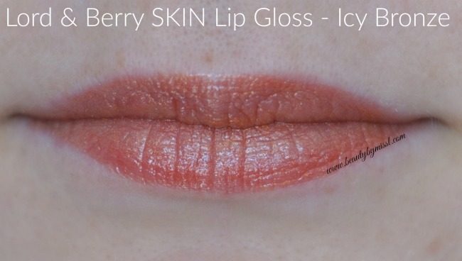 Lord & Berry SKIN Lip Gloss in Icy Bronze swatches
