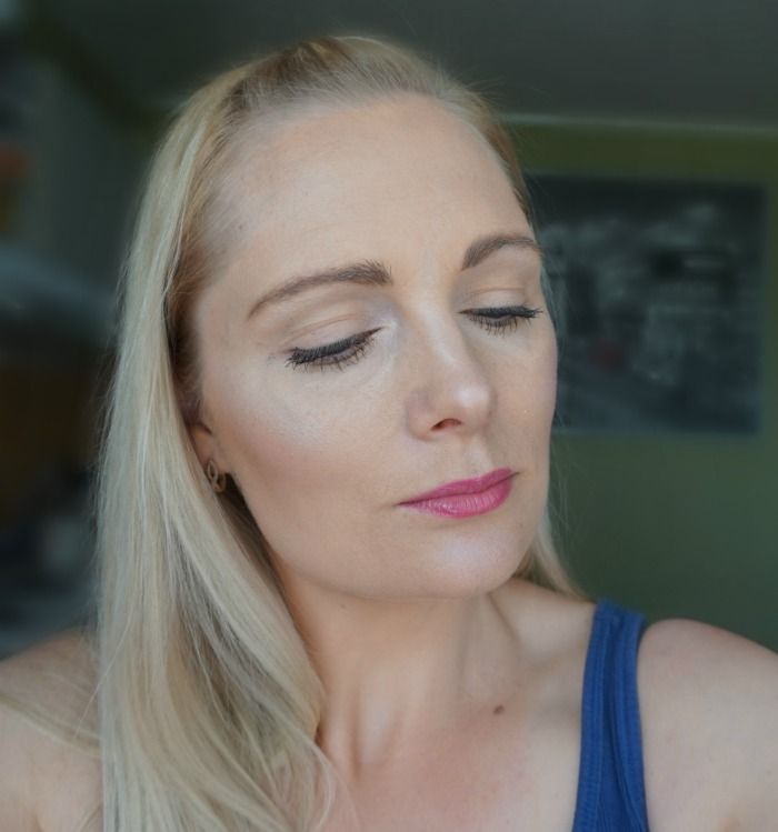 simple everyday makeup look with NYX Butter Gloss