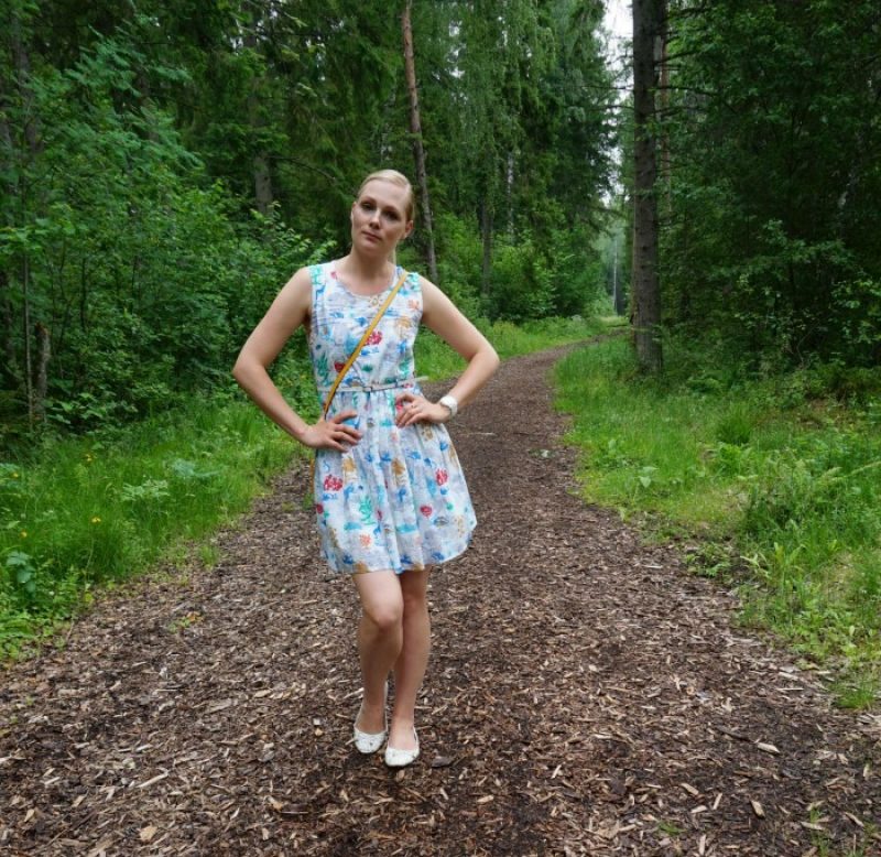 OOTD & LINK UP: Summery Yumi dress - Beauty by Miss L