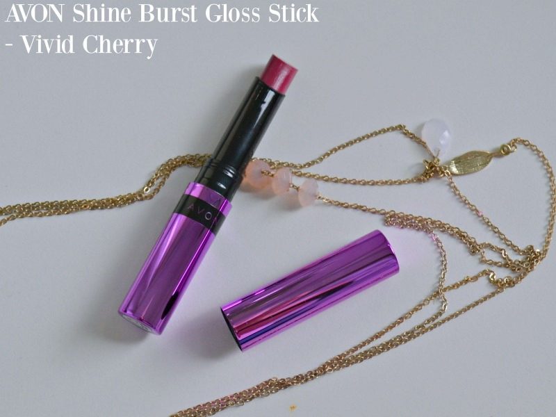 Avon Shine Burst Gloss Stick in Vivid Cherry
