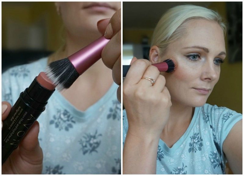 how to use Avon Cream Blush and Highlighter Duo