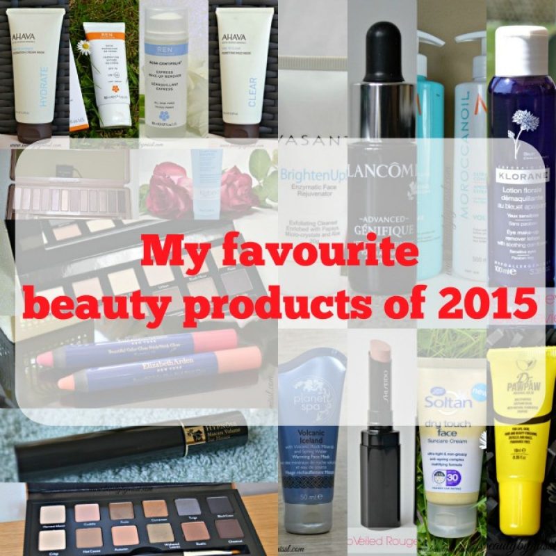 my favourite beauty products of 2015