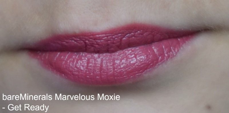bareMinerals Marvelous Moxie - Get Ready on my lips