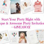 Start Your Party Right with Unique and Awesome Party Invitations + GIVEAWAY