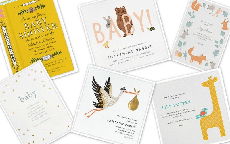 awesome baby shower invitations