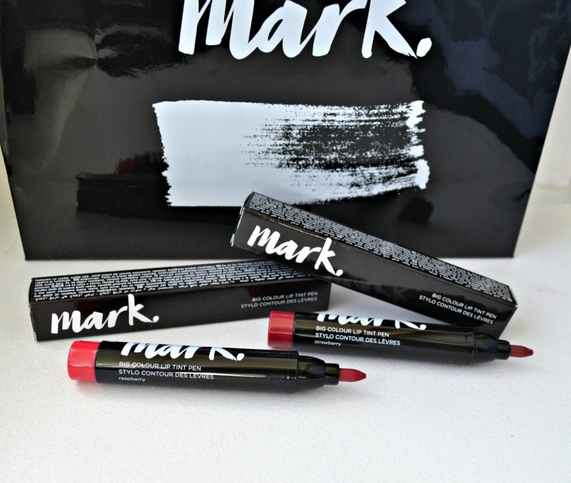 Avon Mark. Big Colour Lip Tint Pen - Strawberry & Raspberry