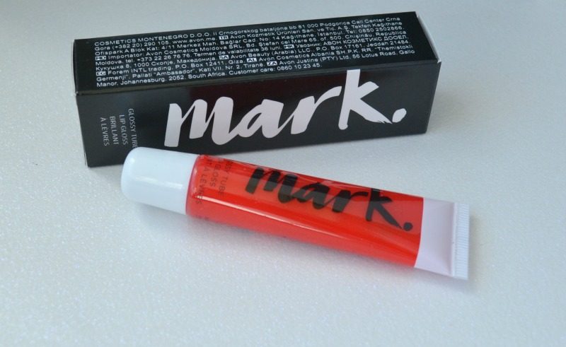 Avon Mark. Glossy Tube Lip Gloss Apple Red review
