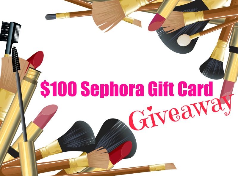 $100 Sephora Gift Card Giveaway