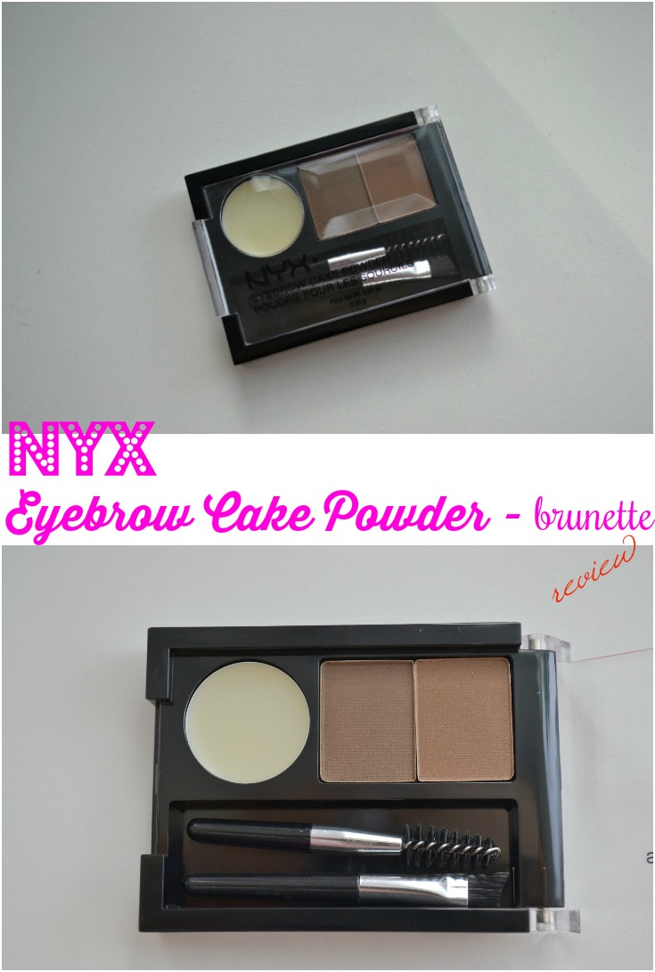 NYX Eyebrow Cake Powder - Brunette review