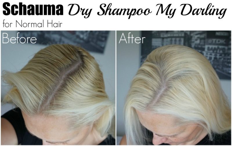 Schauma Dry Shampoo My Darling for Normal Hair before after