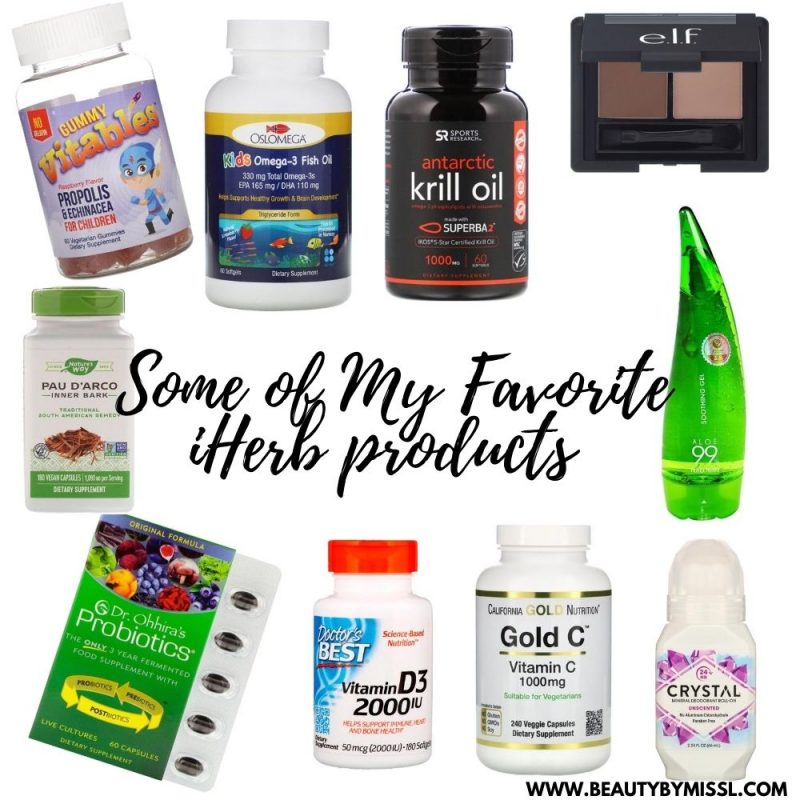 some of my favorite products from iHerb