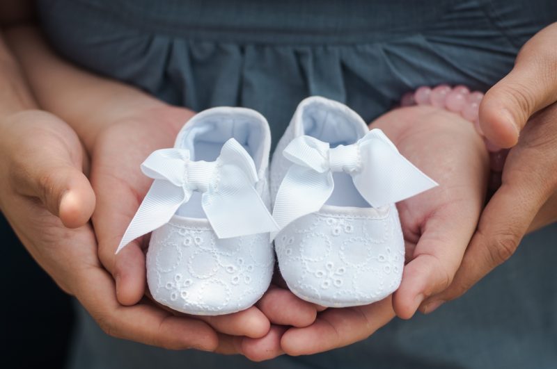 tiny baby shoes