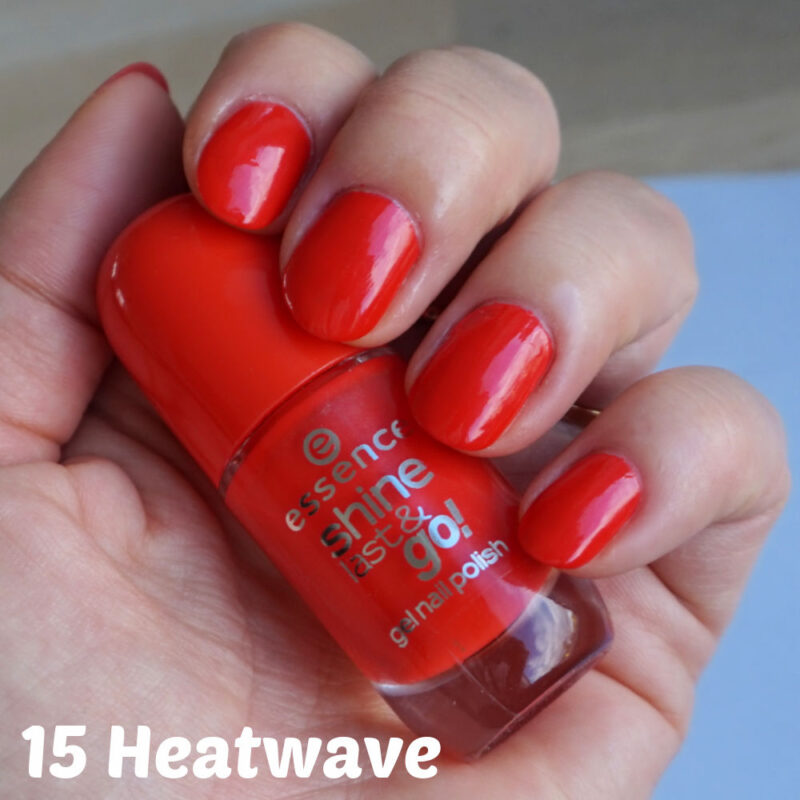 Essence Shine Last & Go gel nail polish 15 heatwave