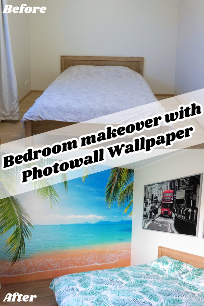 Bedroom makeover with Photowall Wallpaper