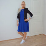 Blue, black and white outfit & weekly link-up #212
