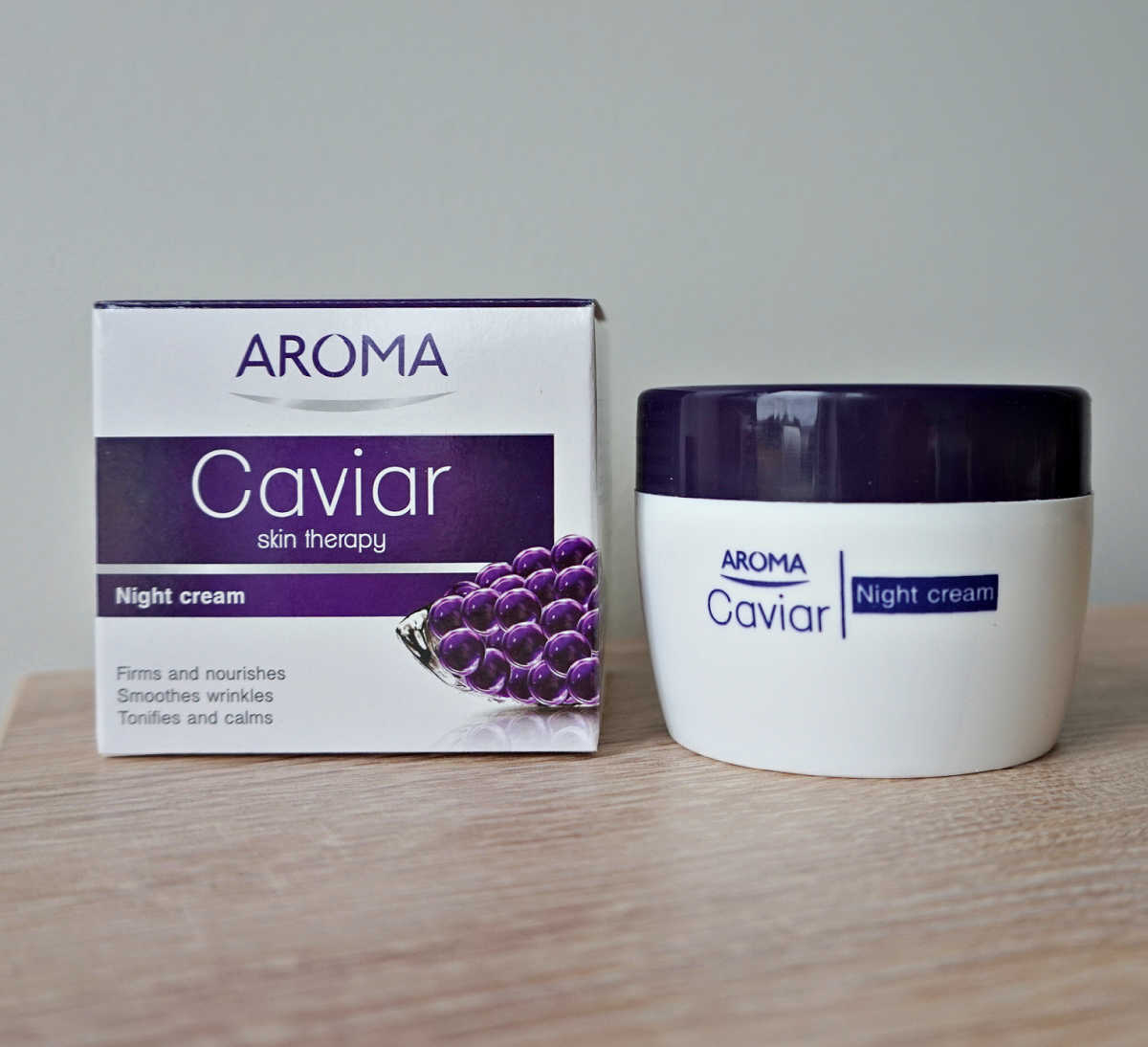 Aroma Caviar Skin Therapy Night Cream review.